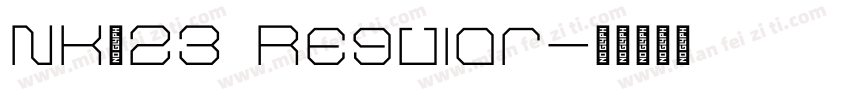 NK_23 Regular字体转换